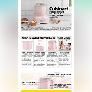 Cuisinart Ice Cream Maker